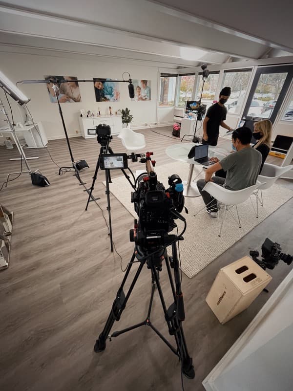 Color grading session