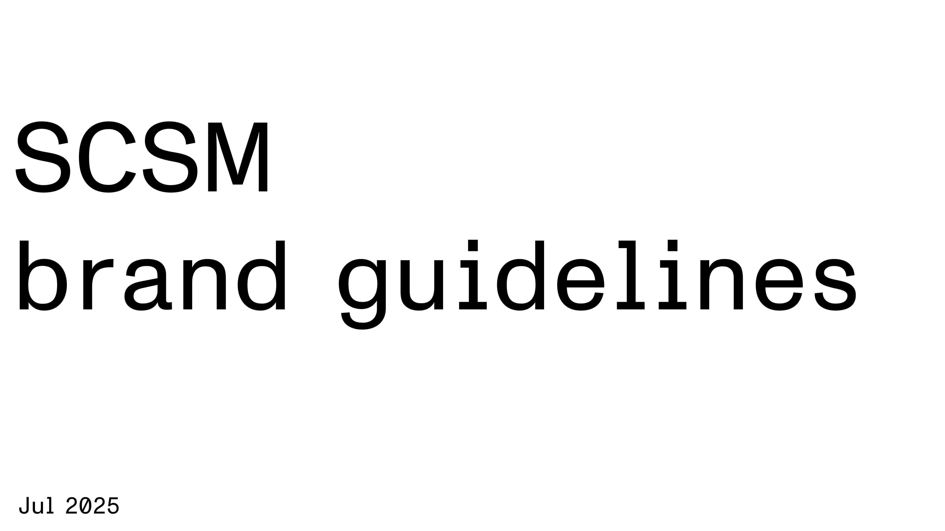 SCSM Brand Identity gallery image 1